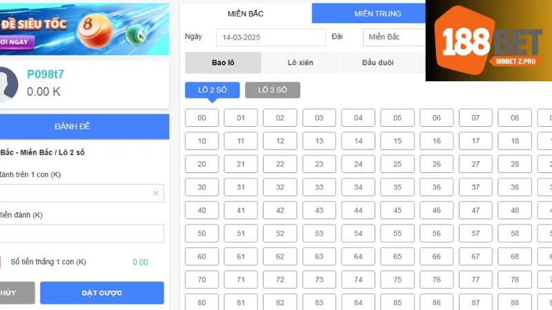 3 Miền 188bet - Tìm Hiểu Lô Đề 3 Miền Với Những Mẹo Hay 2 Hướng dẫn cách chơi lô đề 3 miền 188bet